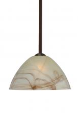 Besa Lighting 1TT-420183-BR - Besa Tessa Stem Pendant Bronze Mocha 1x75W Medium Base