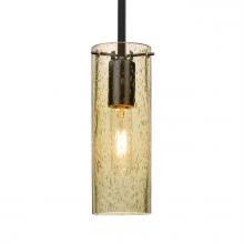 Besa Lighting 1TT-JUNI10GD-BK - Besa, Juni 10 Stem Pendant, Gold Bubble, Black, 1x60W MAX E26 Base