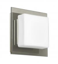 Besa Lighting 1WS-7735SM-CR - Besa Wall Alex Chrome Opal/Smoke 1x50W G9