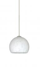 Besa Lighting 1XC-565819-LED-SN - Besa Pendant Palla 5 Satin Nickel Carrera 1x5W LED