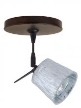 Besa Lighting 1SP-5145SF-BR - Besa Spotlight Nico 3 Bronze Stone Silver Foil 1x50W Halogen Mr16