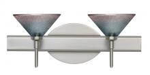 Besa Lighting 2SW-117691-LED-SN - Besa Wall Kona Satin Nickel Bi-Color 2x5W LED