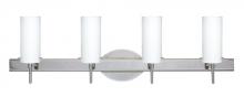 Besa Lighting 4SW-440307-CR - Besa Wall Copa 3 Chrome Opal Matte 4x40W G9