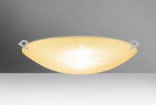 Besa Lighting 8419GD-SN - Besa Ceiling Sonya 17 Satin Nickel Gold Glitter 3x100W G9