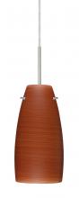 Besa Lighting J-1512CH-SN - Besa Tao 10 Pendant For Multiport Canopy Satin Nickel Cherry 1x100W Medium Base