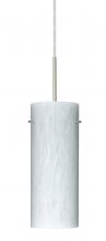 Besa Lighting J-412319-SN - Besa Stilo 10 Pendant For Multiport Canopy Satin Nickel Carrera 1x100W Medium Base