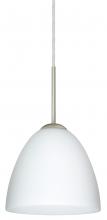 Besa Lighting J-447007-LED-SN - Besa Vila LED Pendant For Multiport Canopy Opal Matte Satin Nickel 1x9W LED