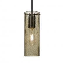 Besa Lighting J-JUNI10LT-BK - Besa, Juni 10 Pendant For Multiport Canopy, Latte Bubble, Black, 1x60W MAX E26 Base