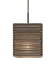 Besa Lighting J-KIRK6-LED-BR - Besa, Kirk 6 Cord Pendant For Multiport Canopies, Bronze Finish, 1x9W LED