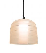 Besa Lighting J-MITZI7SA-LED-BK - Besa Mitzi 7 Cord Pendant