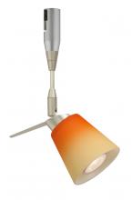 Besa Lighting RSP-5042OP-SN - Besa Spotlight Canto 3 Satin Nickel Bicolor Orange/Pina 1x35W Halogen Mr11