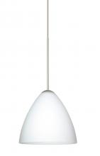 Besa Lighting RXP-177907-SN - Besa Pendant Mia Satin Nickel Opal Matte 1x50W Halogen