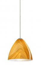 Besa Lighting RXP-1779HN-SN - Besa Pendant Mia Satin Nickel Honey 1x50W Halogen