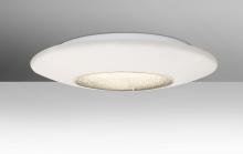 Besa Lighting VIVA16C-LED - Besa, Viva 16 Ceiling, Opal/Clear, 1x24W LED