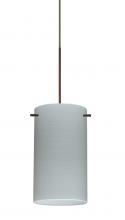 Besa Lighting X-4404KR-BR - Besa Stilo 7 Pendant for Multiport Canopy Bronze Chalk 1x50W Halogen