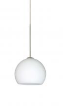 Besa Lighting X-565807-LED-SN - Besa Pendant For Multiport Canopy Palla 5 Satin Nickel Opal Matte 1x5W LED