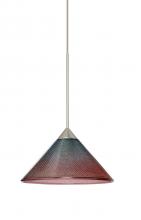 Besa Lighting XP-117691-SN - Besa Pendant Kona Satin Nickel Bi-Color 1x50W Halogen