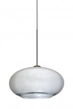 Besa Lighting XP-2492SF-BR - Besa Pendant Brio 7 Bronze Silver Foil 1x35W Halogen