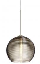 Besa Lighting XP-461502-SN - Besa Pendant Kristall 6 Satin Nickel Smoke 1x35W Halogen