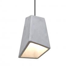 Besa Lighting XP-SKIPNA-LED-BK - Besa Skip Pendant, Natural, Black Finish, 1x9W LED