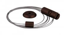 Besa Lighting R12-CBL60-BR - Besa 5Ft. Adjustable Cable Support Bronze