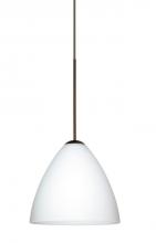 Besa Lighting 1XP-177907-BR - Besa Pendant Mia Bronze Opal Matte 1x50W Halogen