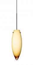 Besa Lighting 1XC-4096VG-LED-BR - Besa Pendant Juliette Bronze Vanilla Glossy 1x5W LED