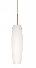 Besa Lighting 1XC-412107-BR - Besa Tu Tu Pendant, Opal Matte, Bronze, 1x50W Halogen