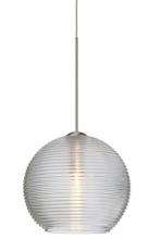 Besa Lighting 1XP-461500-SN - Besa Pendant Kristall 6 Satin Nickel Clear 1x35W Halogen