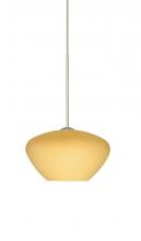 Besa Lighting 1XP-5410VM-SN - Besa Pendant Peri Satin Nickel Vanilla Matte 1x50W Halogen