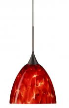 Besa Lighting RXP-757041-BR - Besa Pendant Sasha Bronze Garnet 1x50W GY6.35