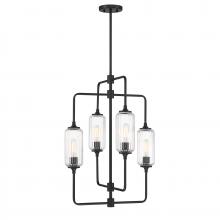 Savoy House 1-3023-4-89 - Holton 4-Light Chandelier in Matte Black