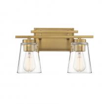 Savoy House 8-1020-2-322 - Calhoun 2-Light Bathroom Vanity Light in Warm Brass