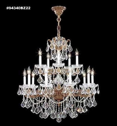 Madrid Cast Brass 15 Light Chandelier