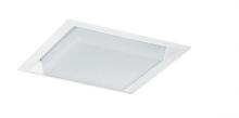 Juno 71 WH - 10" Square Trim Drop Opal A19/21