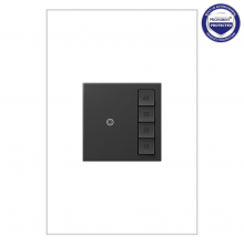 Legrand ASTM2G2 - adorne Timer Switch, Manual On/Timed Off, Graphite, with Microban