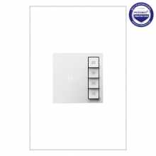 Legrand ASTM2W2 - adorne® Timer Switch, Manual On/Timed Off, White, with Microban®