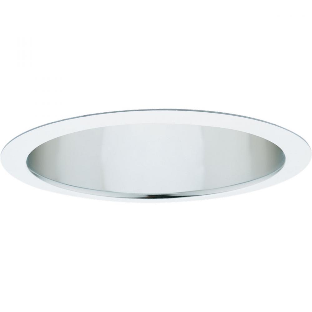 One Light Clear Alzak Recessed Lighting Trim