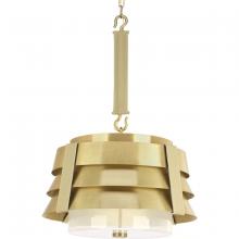 Progress P500198-160 - POINT DUMEÂ® byJeffrey Alan Marks for Progress Lighting Sandbar Collection Brushed Brass Pendant