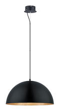 Eglo 94228A - 1x22.5W LED Pendant With Black & Gold Finish