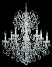 Schonbek 1870 3657-76S - New Orleans 10 Light 120V Chandelier in Heirloom Bronze with Clear Crystals from Swarovski