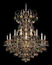 Schonbek 1870 3658-22S - New Orleans 14 Light 120V Chandelier in Heirloom Gold with Clear Crystals from Swarovski