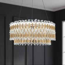 Schonbek 1870 S8124-51O - Tahitian 25IN LED 3000K/3500K/4000K 120V-277V Pendant in Black with Optic Crystal