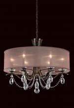 Schonbek 1870 VA8306N-48H2 - Vesca 6 Light 120V Chandelier in Antique Silver with Heritage Handcut Crystal