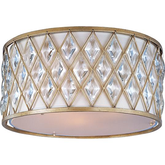 Diamond 3-Light Flush Mount