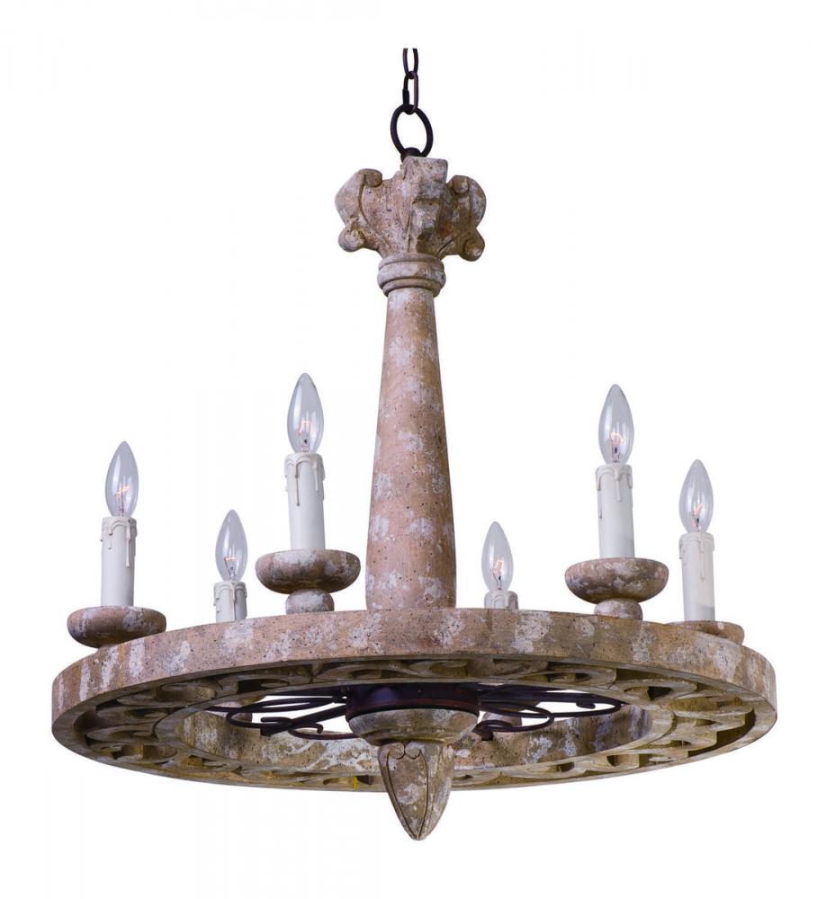 Olde World 6-Light Chandelier