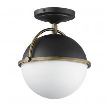 Maxim 12410SWBKWBR - Duke-Semi-Flush Mount