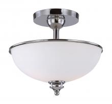 Maxim 21583SWPC - Novus-Semi-Flush Mount