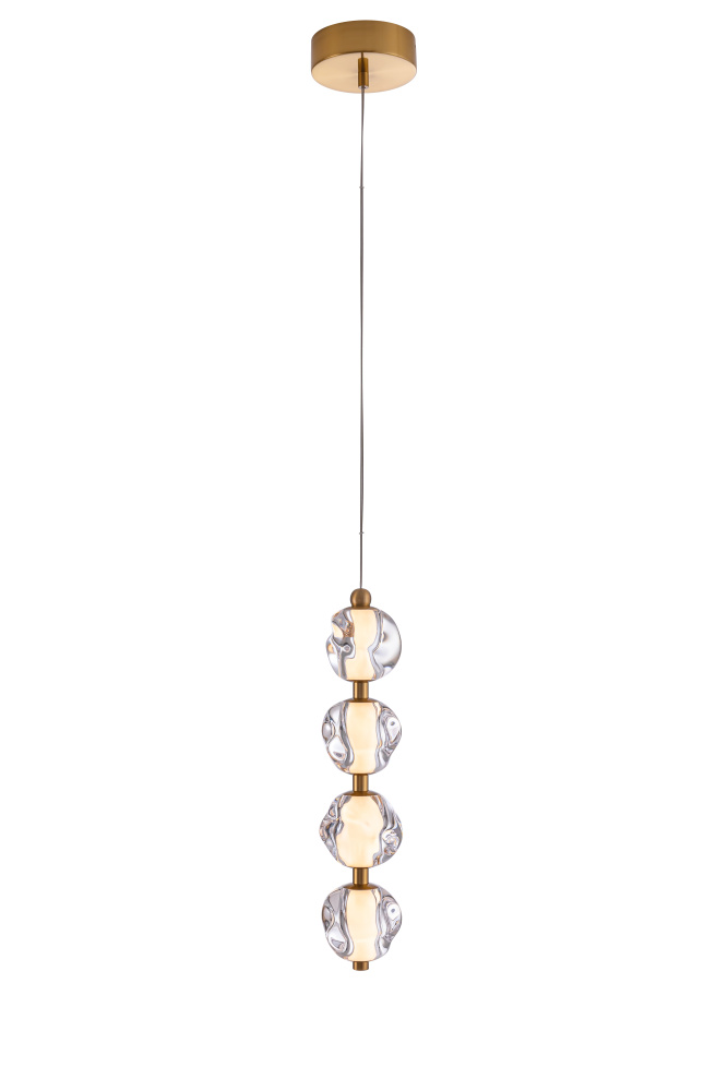4 Light LED Adjustable Height Pendant