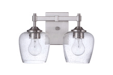 Craftmade 12413BNK2 - Stellen 2 Light Vanity in Brushed Polished Nickel